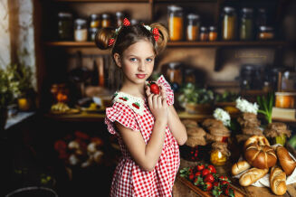 Tło fotograficzne z kategorii wnętrza z kuchnią t_3850 - 2