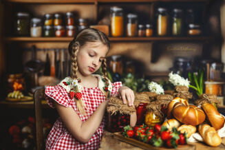 Tło fotograficzne z kategorii wnętrza z kuchnią t_3850 - 3