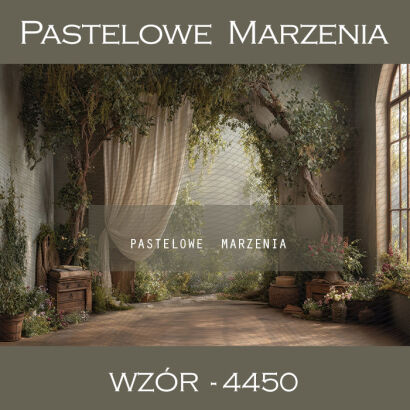 Tło fotograficzne wiosenne z łukiem t_4450