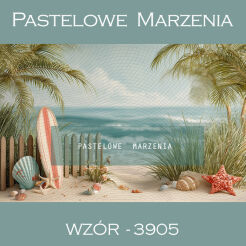 Photographic summer backdrop with car t_3905