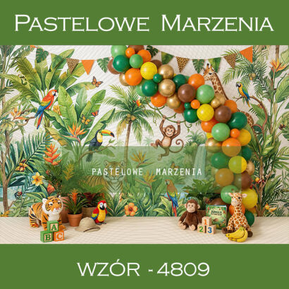 Birthday photographic background with balloons t_4809