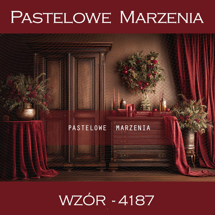 Tło fotograficzne na Boże Narodzenie ukazujące wnętrze t_4187