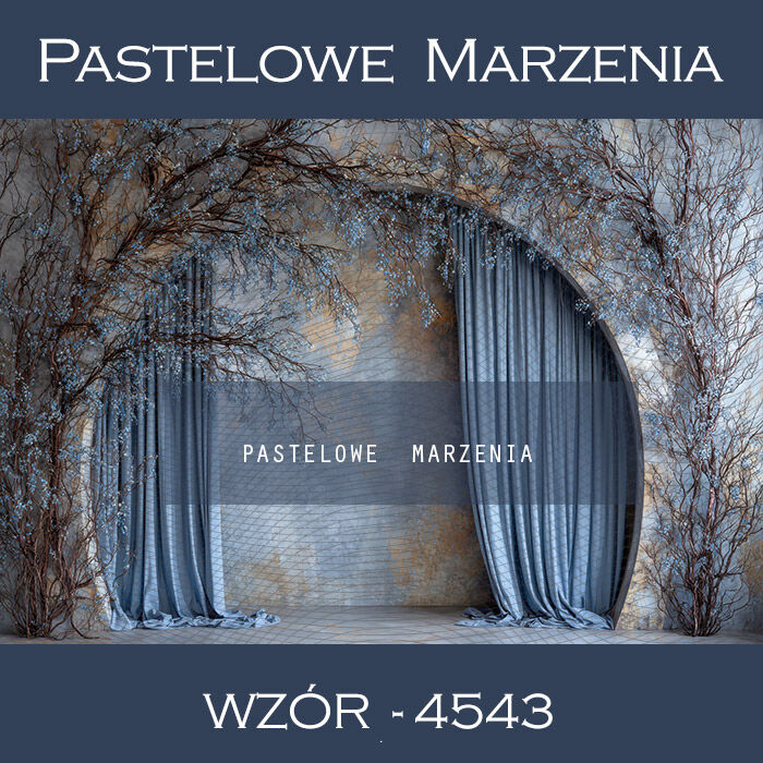 Tło fotograficzne wiosenne z łukiem t_4543