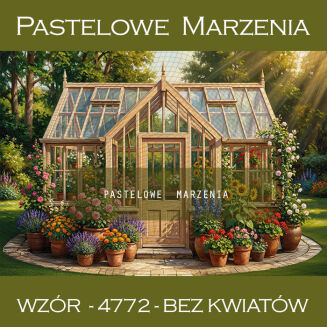 Summer photographic background with a greenhouse t_4772 - 2