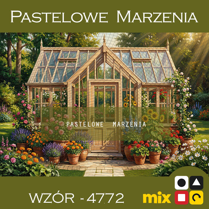 Summer photographic background with a greenhouse t_4772