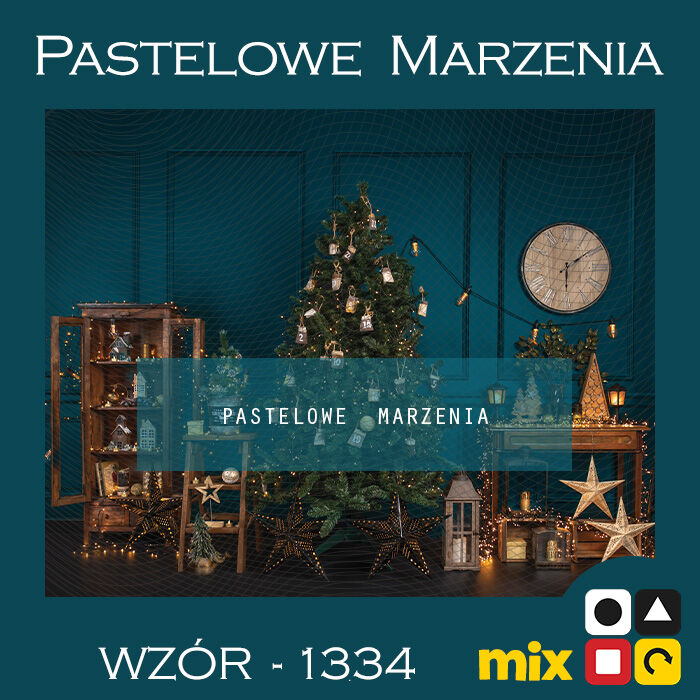 Photographic backdrop for Christmas with Christmas tree t_1334