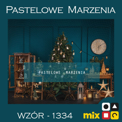 Photographic backdrop for Christmas with Christmas tree t_1334