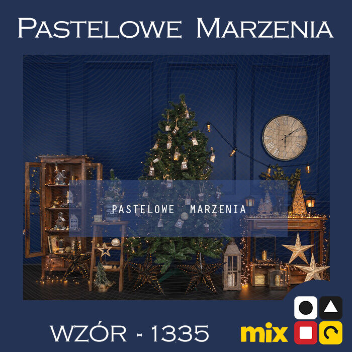 Photographic backdrop for Christmas with Christmas tree t_1335