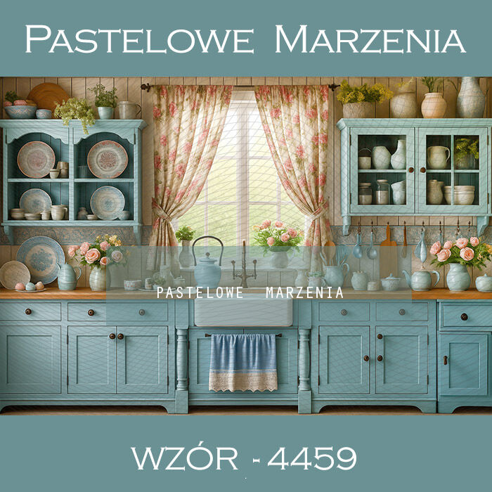 Tło fotograficzne wiosenne z kuchnią t_4459