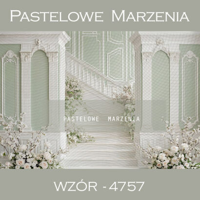 Tło fotograficzne komunijne z kwiatami t_4757