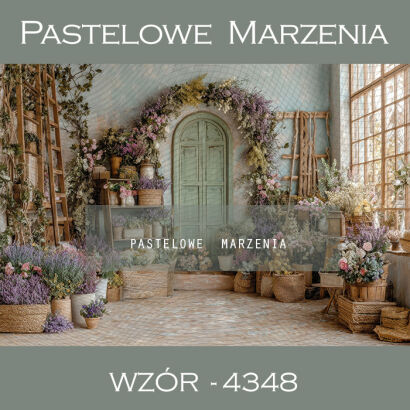 Tło fotograficzne wiosenne z drzwiami t_4348