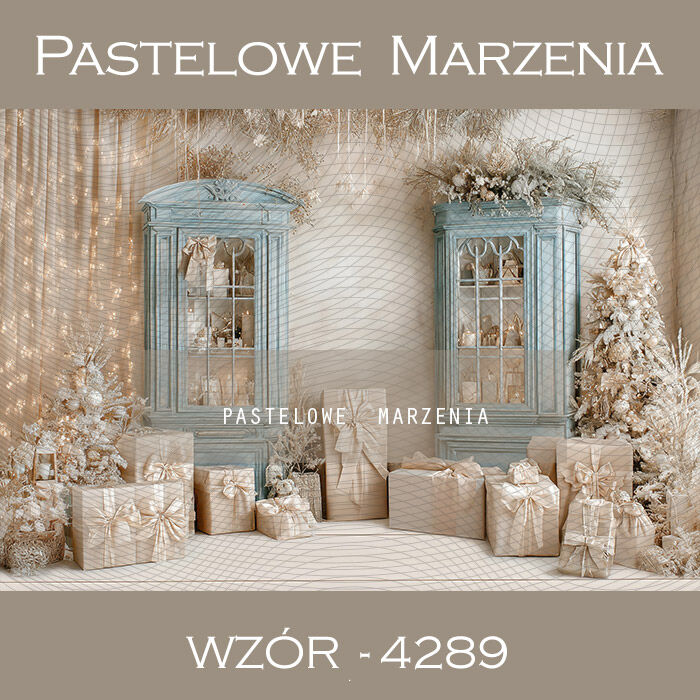 Christmas Photo Background with Presents t_4289
