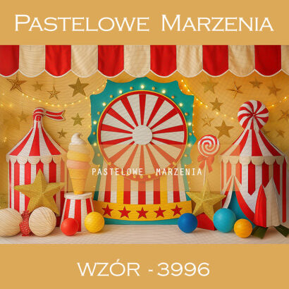 Photographic backdrop for Birthdays with circus t_3996