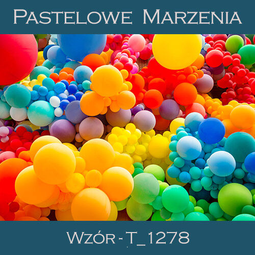 Tło fotograficzne materiałowe t_1278 - balony