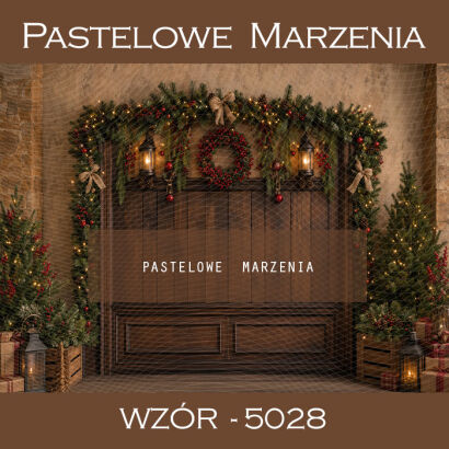 Christmas photographic backdrop with headrest t_5028