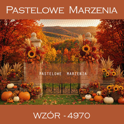 Autumn photographic background with sunflowers t_4970