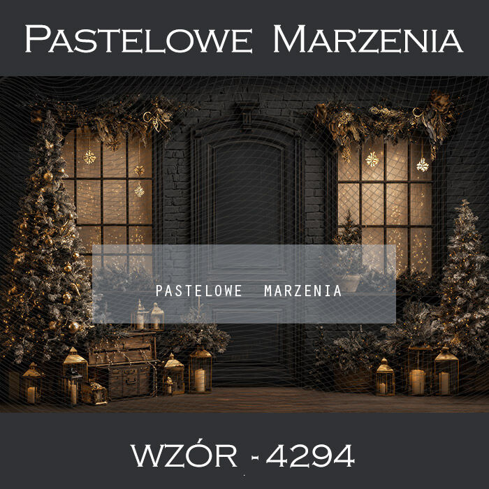 Christmas Photo Background with Doors t_4294