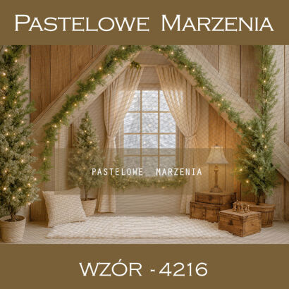 Tło fotograficzne na Boże Narodzenie ukazujące wnętrze t_4216