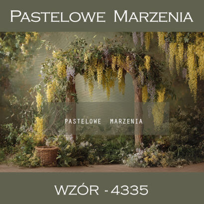 Spring photographic background with arch t_4335