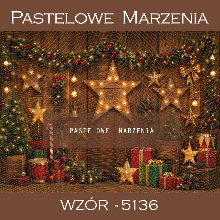 Christmas photographic background with wall t_5136