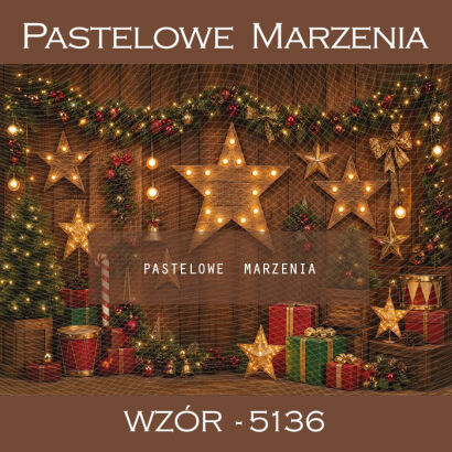 Christmas photographic background with wall t_5136