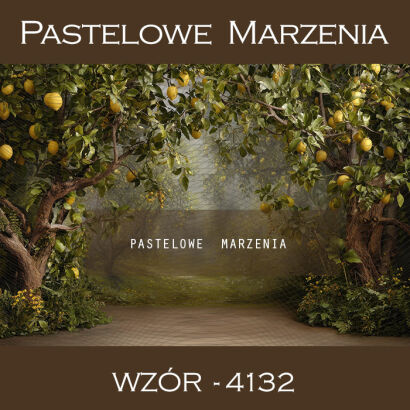 Photographic backdrop from fruits category with lemons t_4132
