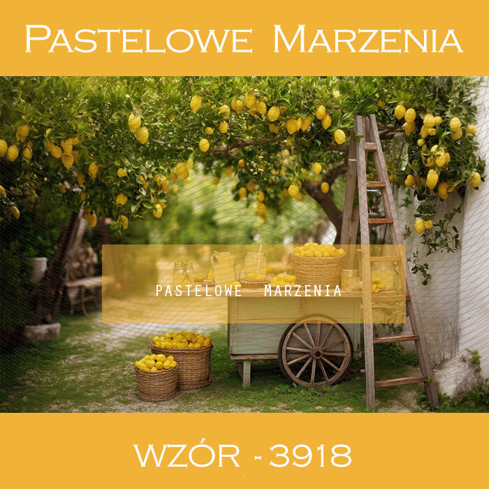Tło fotograficzne letnie z cytrynami t_3918
