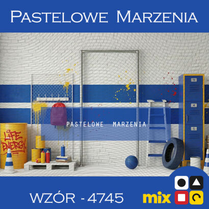 Tło fotograficzne szkolne z paskami t_4745