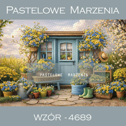 Tło fotograficzne wiosenne z drzwiami t_4689