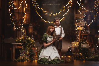 Christmas Photography Background with Street t_4252 - 4