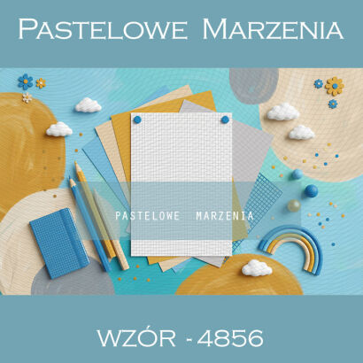 Tło fotograficzne szkolne z kartkami t_4856