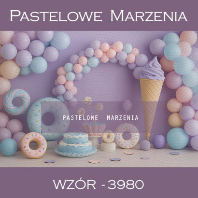 Tło fotograficzne urodzinowe z balonami t_3980