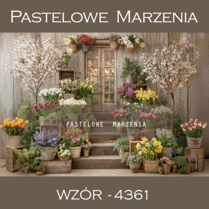 Spring floral photography backdrop t_4361