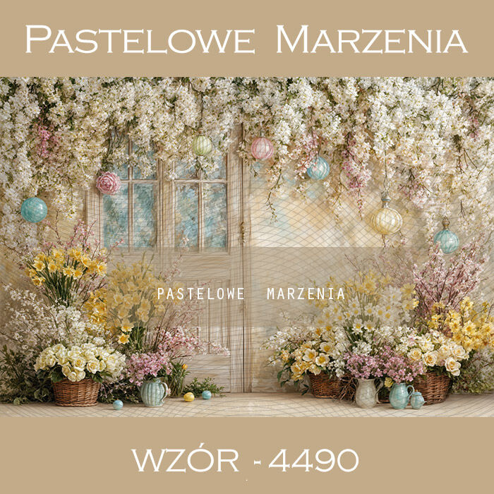 Tło fotograficzne wiosenne z kwiatami t_4490