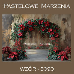 Photographic backdrop for Christmas with doors t_3090