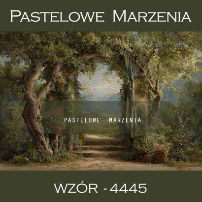 Tło fotograficzne wiosenne z łukiem t_4445