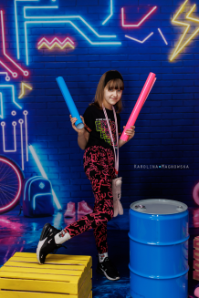 School photographic background with neons t_4743 - 11