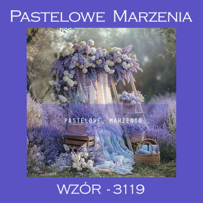 Photographic backdrop for Easter with lavender t_3119