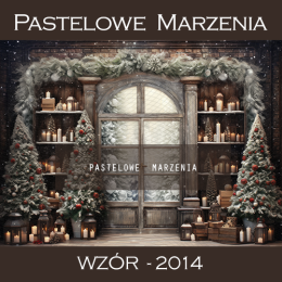 Photographic backdrop for Christmas with grey window t_2014