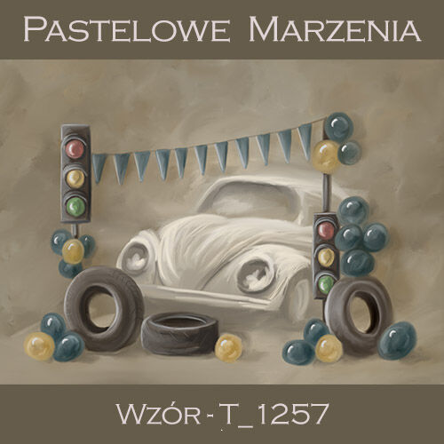 Tło fotograficzne materiałowe t_1257  - urodziny