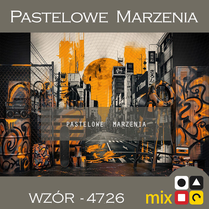 School photographic background with graffiti t_4726
