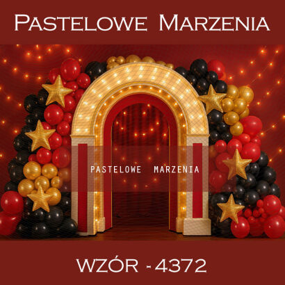 Carnival photo background with balloons t_4372