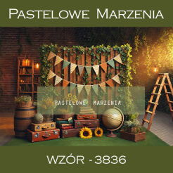 Photographic school backdrop with books t_3836