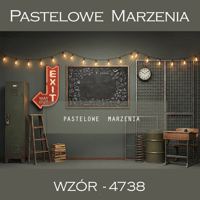 School photographic background with wall t_4738