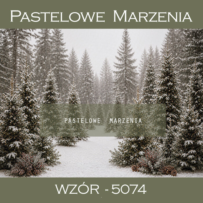 Christmas photographic background with Christmas trees t_5074