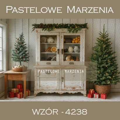 Tło fotograficzne na Boże Narodzenie z regałem t_4238