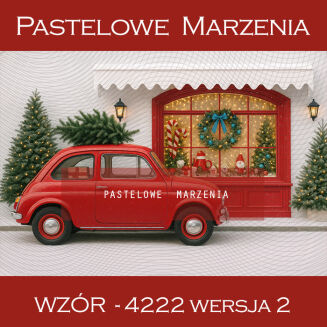 Christmas Photo Background with Car t_4222 - 2