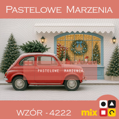 Christmas Photo Background with Car t_4222