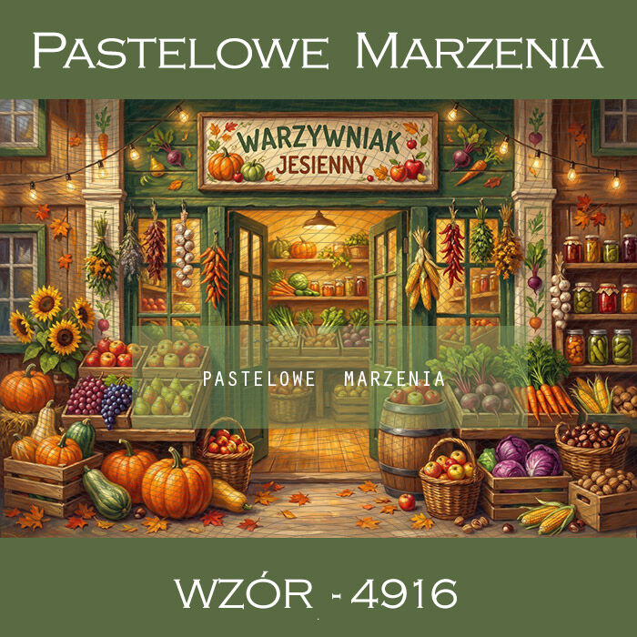 Autumn photographic background with a small shop t_4916