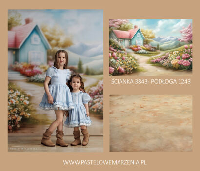 Zestaw ścianka materiałowa + podłoga t_3843, p_1243